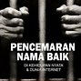 Pasal Pencemaran Nama Baik Dalam Kuhp Baru